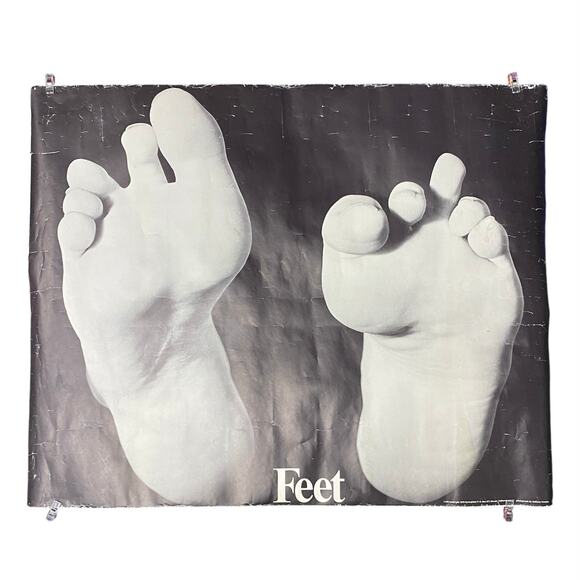 Vintage 1970 Feet #105 Synergisms Anthony Verebes Photo Art Poster - Picture 1 of 11